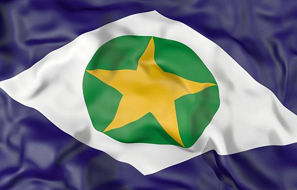 istock Mato Grosso state flag 3d illustration 468978036