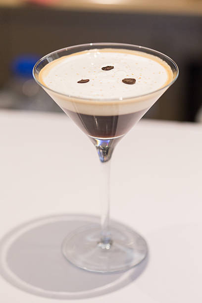istock Espresso martini alcoholic cocktail drink 468980662