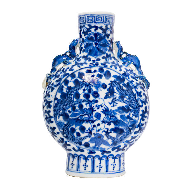 istock Chinese antique blue and white vase 468981688