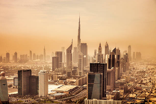 istock Dubai downtown skyscrapers and office buildings 468984784