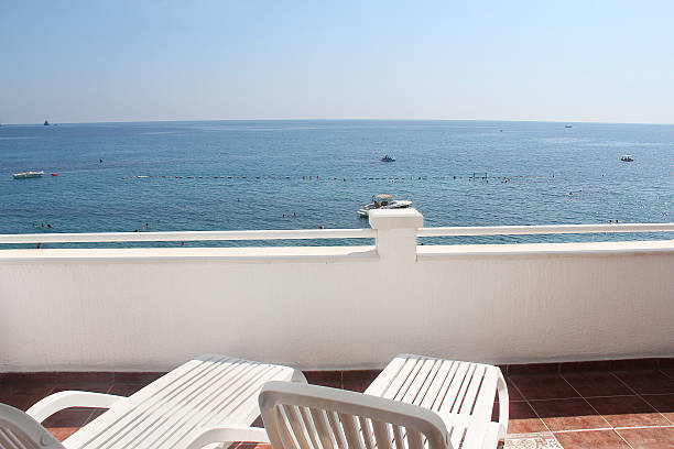 istock Terrace with sea view 468985524