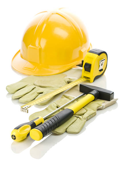 istock gloves and tools for repairing 468986482