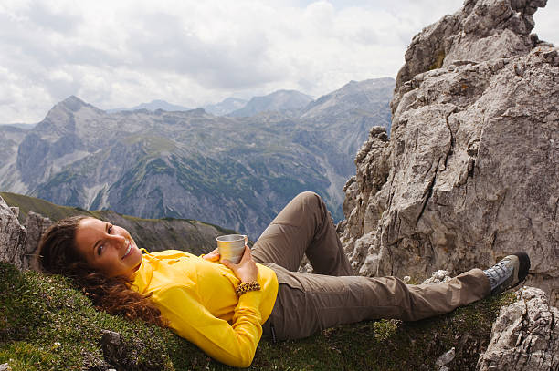 istock Salzburger Land, young woman relaxing 468988080