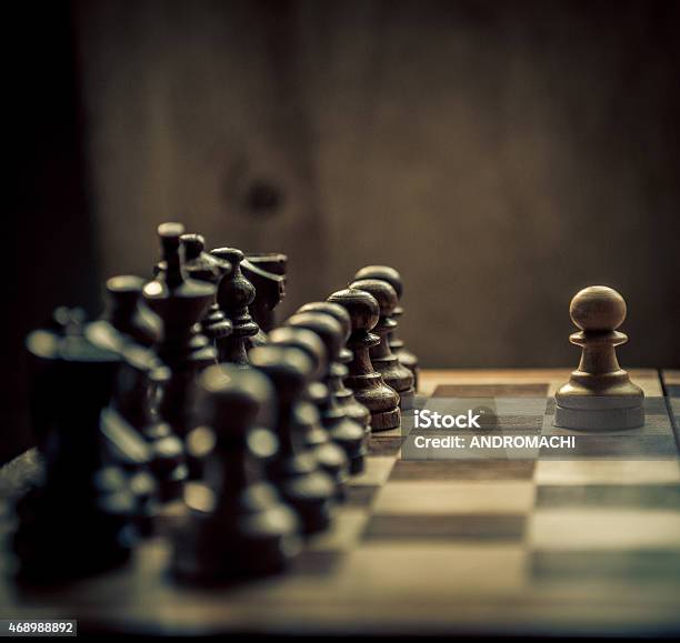 Chess Game Stock Photo - Download Image Now - 2015, Activity, Adult