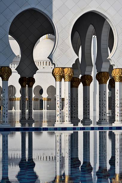 istock The columns of the Grand Mosque in Abu Dhabi 468989656
