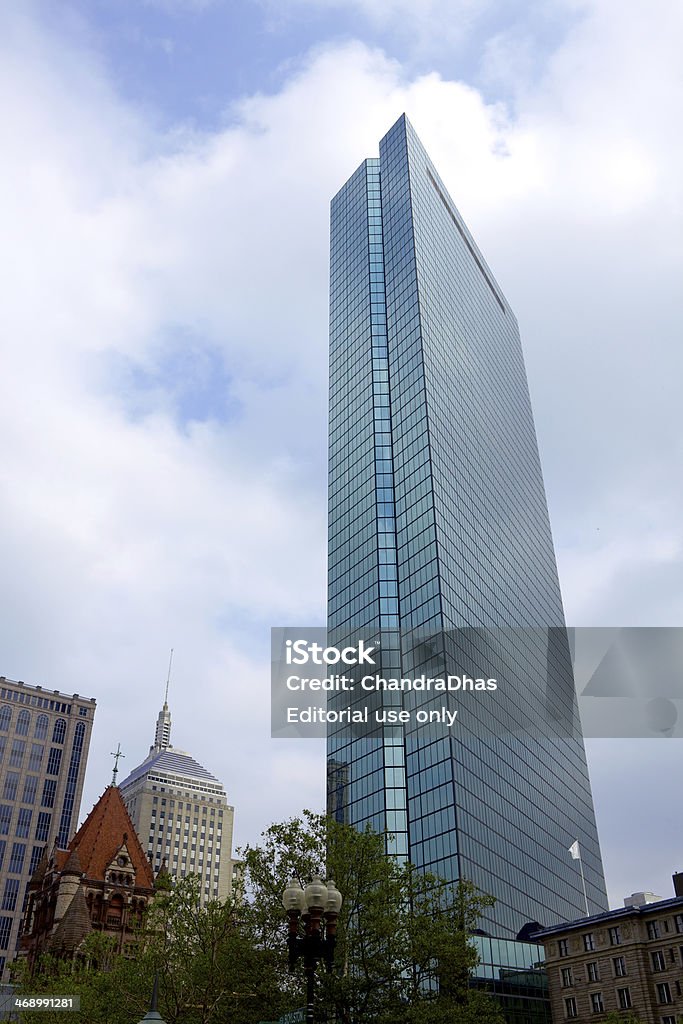 John Hancock Tower-Boston, MA, USA - Foto stock royalty-free di Acciaio