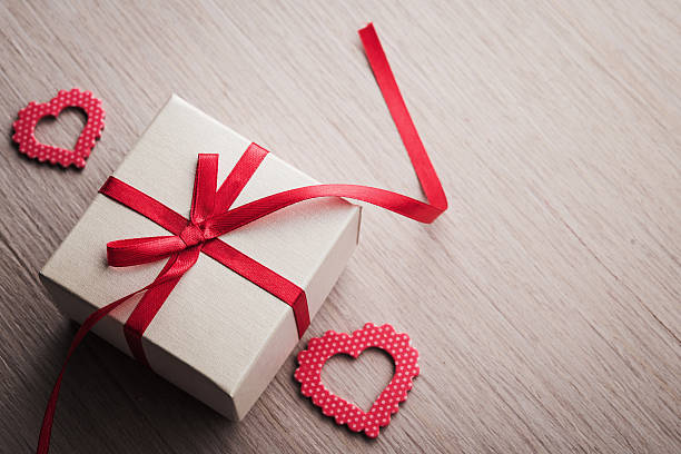 istock Jewelry red gift box 468993604