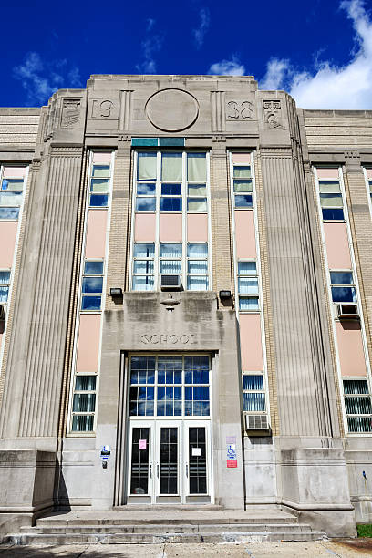 istock Chicago Vocational Career Academy. Art Moderne architecture. 468994663