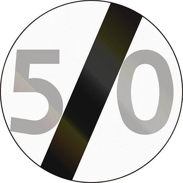 istock End Of Speed Limit 50 in Poland 468999938