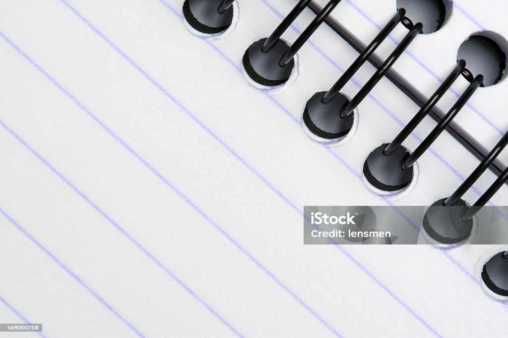 Spiral Notepad Spiral Notepad. 2015 Stock Photo