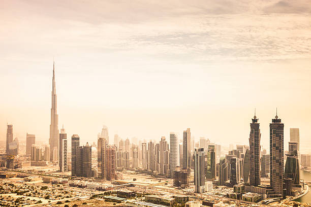 istock Dubai downtown skyscrapers and office buildings 469001272