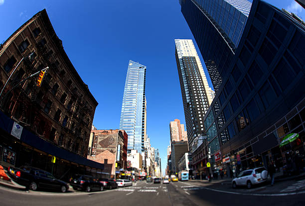 istock Fisheye View New York Skyscrapers 469001682