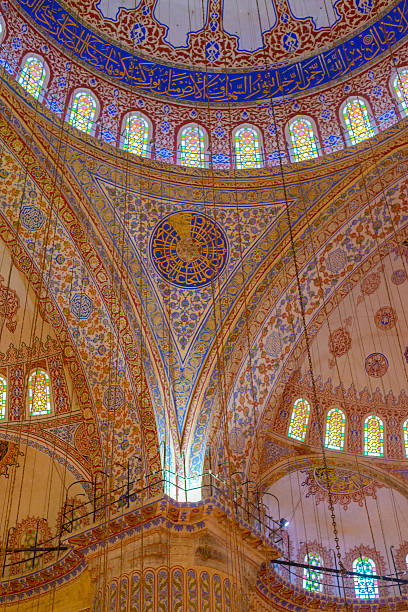 istock Sultan Ahmed Mosque or Blue Mosque interior in Istanbul Turkey 469001766