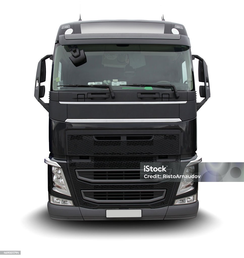 Big Black Truck (with clipping path) - Lizenzfrei 2015 Stock-Foto