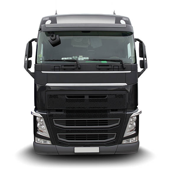 istock Big Black Truck (with clipping path) 469001794