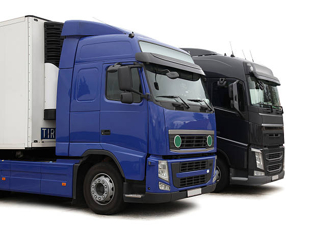 istock Two Big Commercial Land Vehicle 469002094