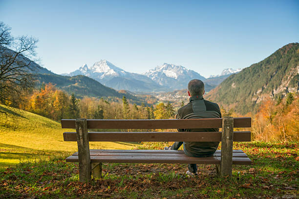 istock Watzmann mountain and Berchtesgaden town 469002548