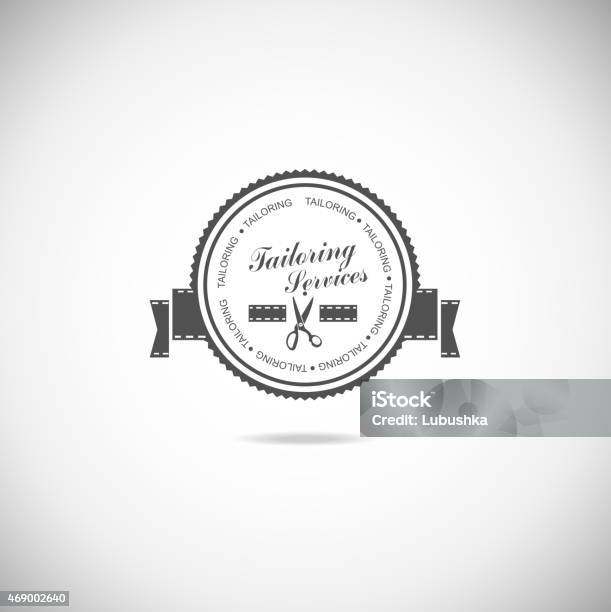 Tailor Stock Illustration - Download Image Now - 2015, Art And Craft, Badge