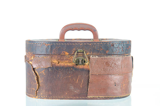 istock the vintage antique bag isolated over white background 469003801