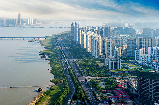 istock Aerial view of city 469006483