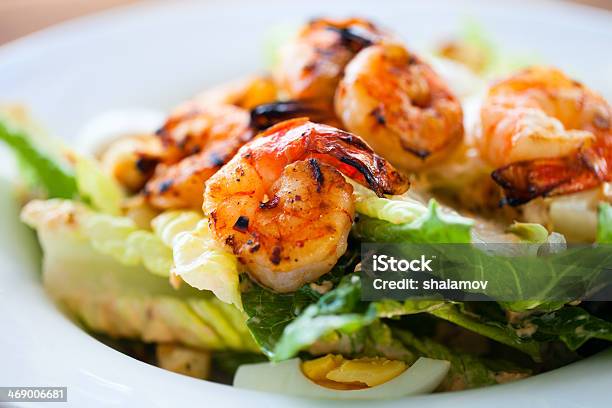 Shrimp Salad Stock Photo - Download Image Now - Shrimp - Seafood, Salad, Grilled