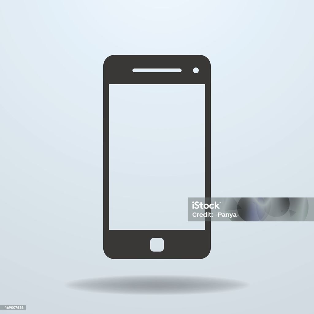 Icon of Smartphone, mobile phone 2015 stock vector