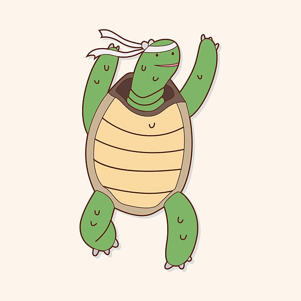 illustrations, cliparts, dessins animés et icônes de tortue et le lièvre thème éléments - the hare and the tortoise