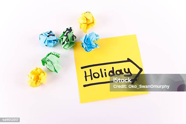 Holiday Stock Photo - Download Image Now - Adhesive Note, Armchair, Beach