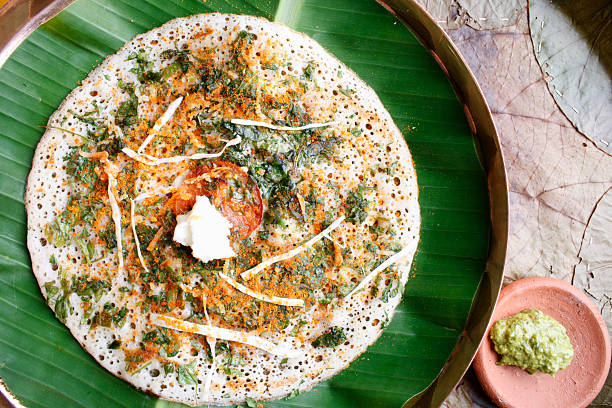 istock Methi dosa a pancake from South India with fenugreek flavour 469012691