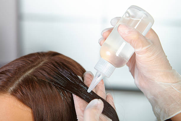 istock Hair salon. Application of cosmetics. 469013855