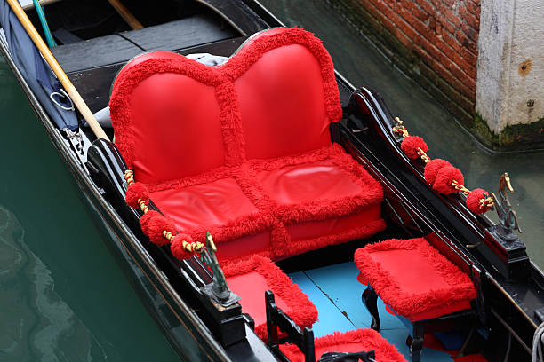 istock Traditional Venice gondolas waiting for a romantic ride 469015150