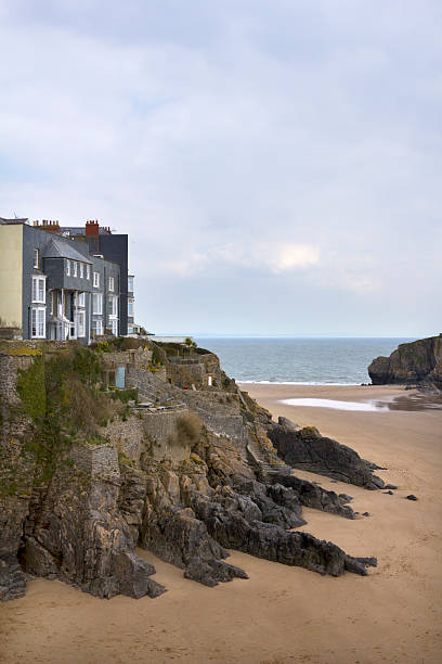 istock Tenby, homes on the cliffs above Castle Beach 469017807
