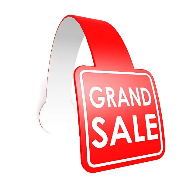 Photo of Grand sale hang label