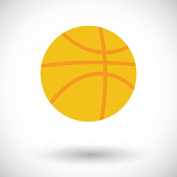 ilustrações, clipart, desenhos animados e ícones de ícone do basquete - basketball vector dribbling illustration and painting