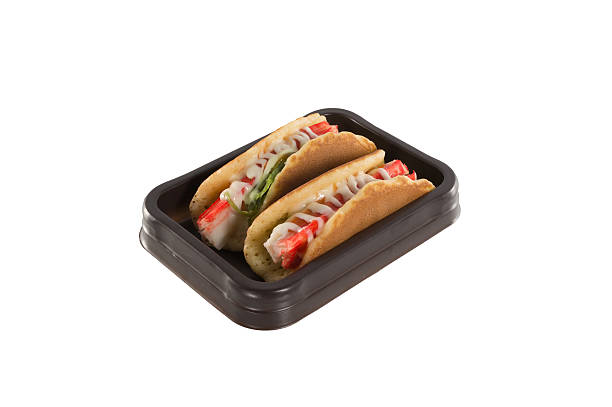 istock The Japanese style pancake in box 469023496