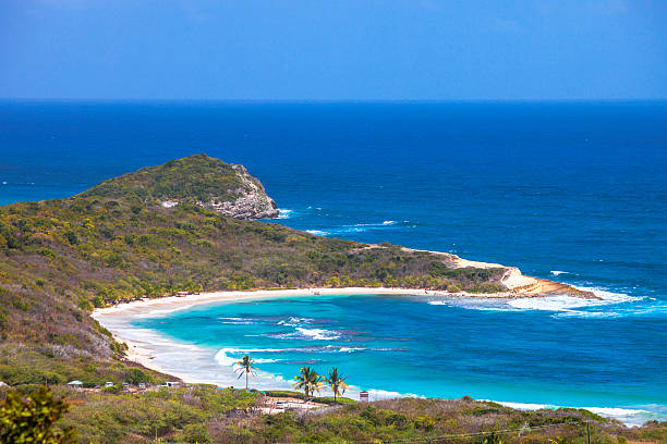 istock Caribbean view. Half Moon Bay, Antigua & Barbuda. 469024390