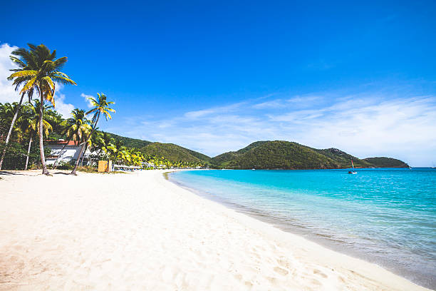 istock Caribbean beach. Carlisle Bay, Antigua & Barbuda. 469025320