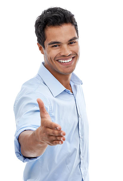 istock Pleased to meet you! 469026879