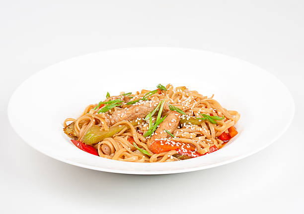 istock The udon needle with pork and vegetables 469030138