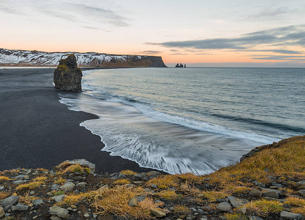 istock Iceland black sand beach vista 469030153