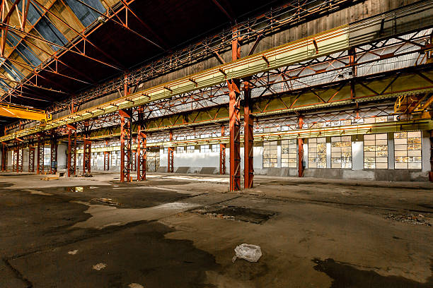 istock Electricity distribution hall in metal industry 469032676