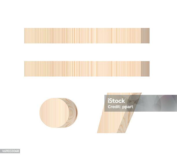 Signs From Wooden Alphabet Set Isolated Over White Stock Photo - Download Image Now