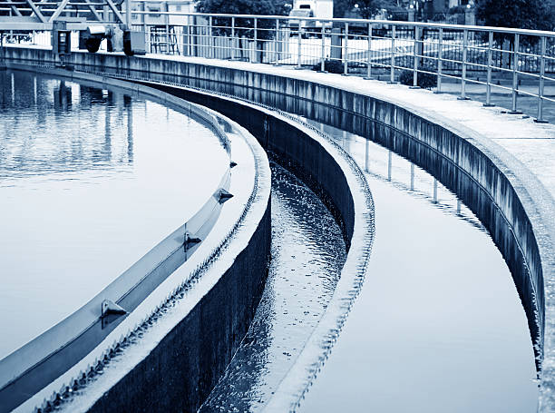 istock Modern urban wastewater treatment plant. 469034177