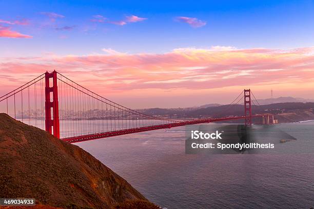 Golden Gate Bridge Stock Photo - Download Image Now - Architecture, Blue, California