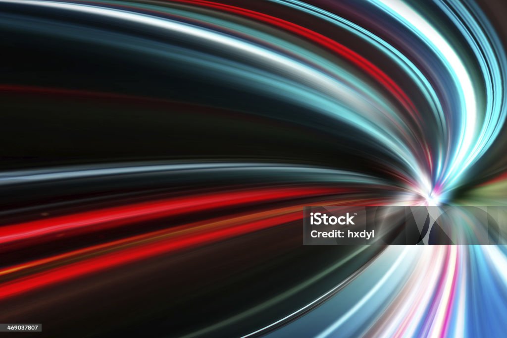 car on the road with motion blur background. abstract night acceleration speed motion Abstract Stock Photo