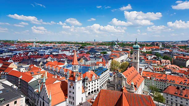 istock Munich city center skyline 469038390