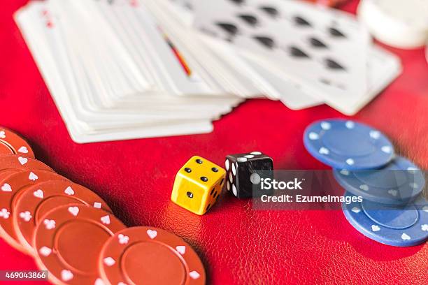 Gambling Background Dice Stock Photo - Download Image Now - 2015, Addict, Addiction