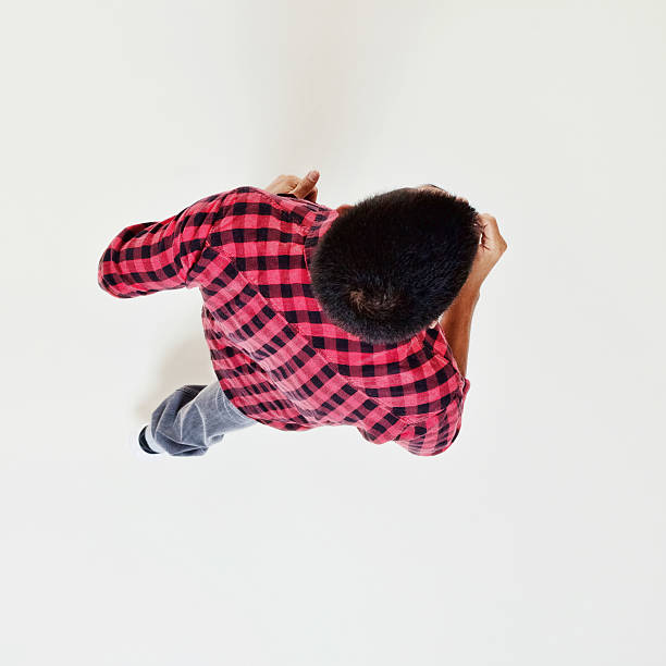 istock Top view of man moving 469044285