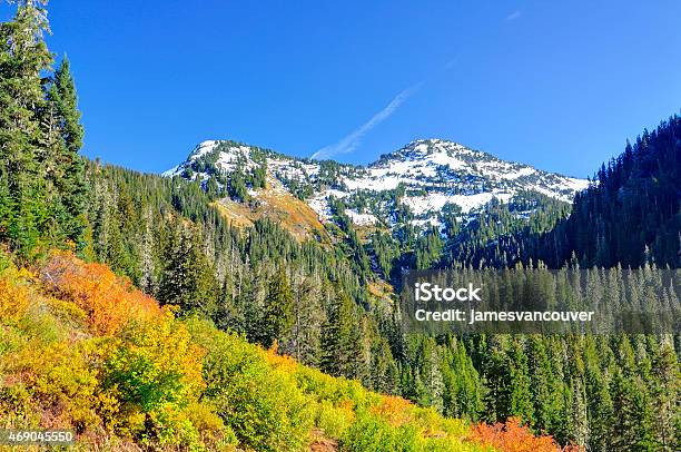 Colorful Mountains In Autumn Stock Photo - Download Image Now - 2015, Autumn, Beautiful People
