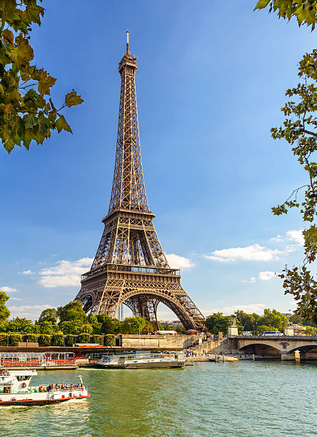 istock The Eiffel tower from the river Seine in Paris 469045812